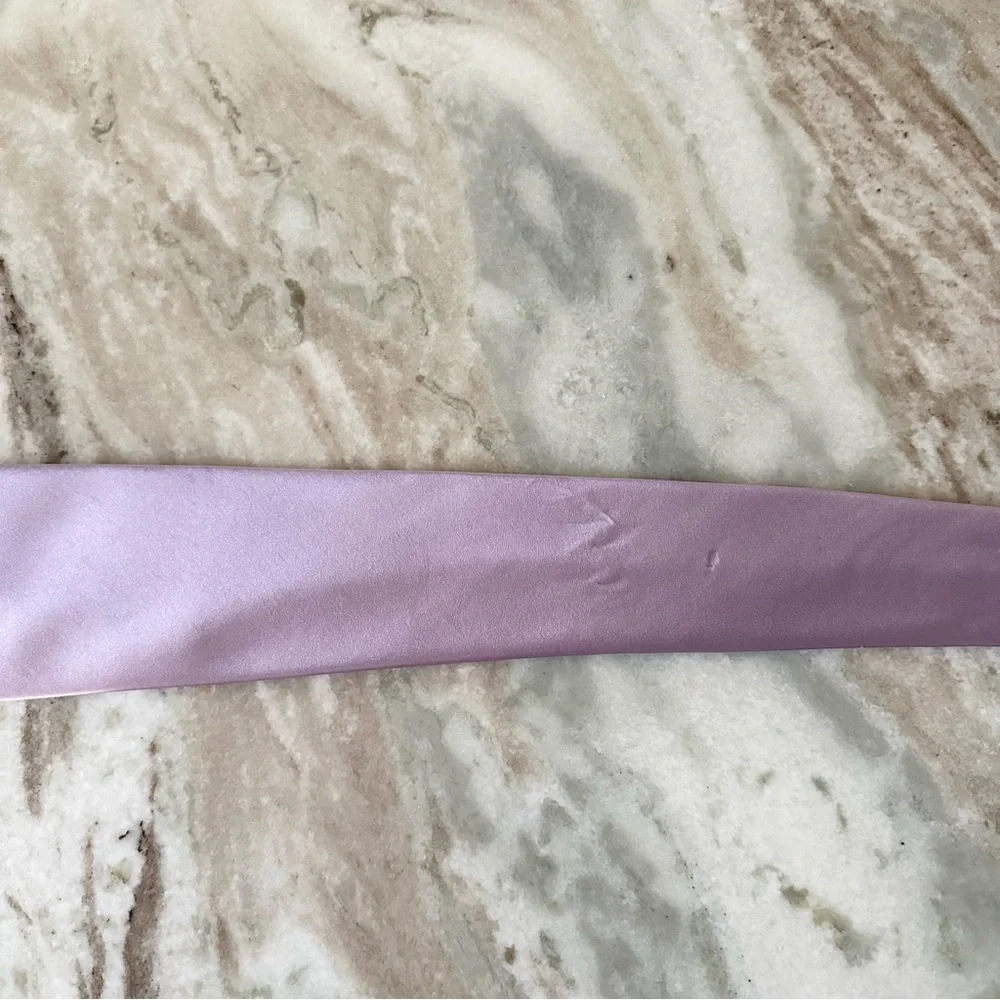 100% Silk Lilac Purple Dress Tie  - Formal Homecoming Wedding Guest